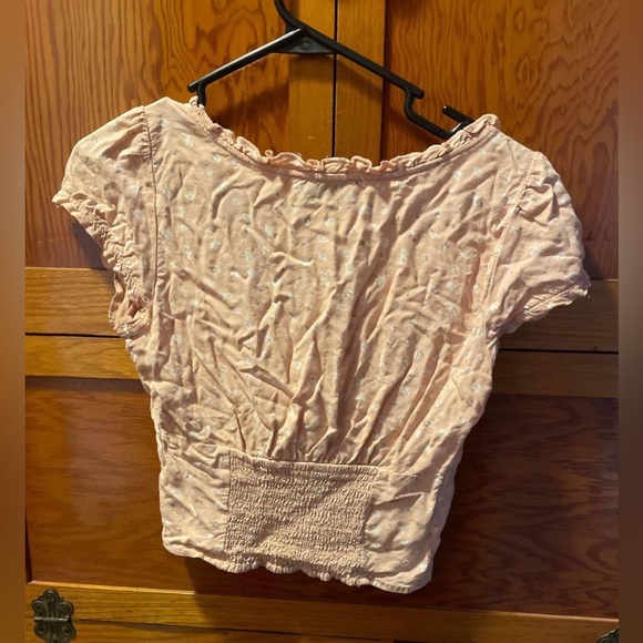 Hollister Pink Floral Crop Top - Picture 3 of 3